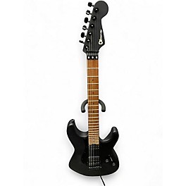 Used Charvel Pro Mod Plus San Dimas HH HT Matte Black Solid Body Electric Guitar
