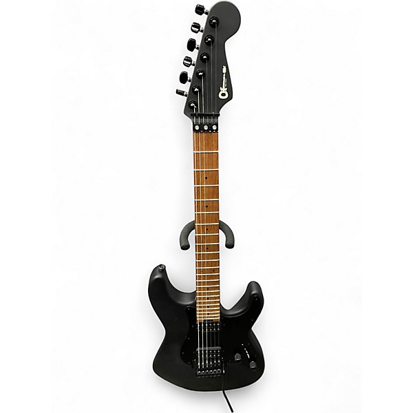 Used Charvel Pro Mod Plus San Dimas HH HT Matte Black Solid Body Electric Guitar