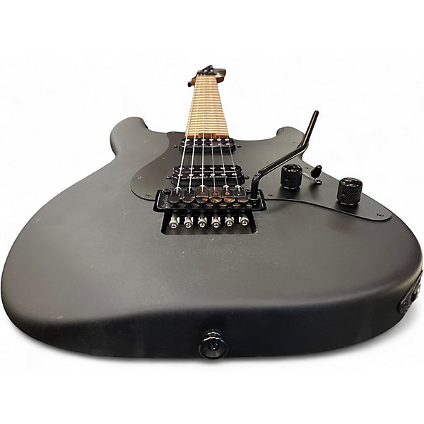 Used Charvel Pro Mod Plus San Dimas HH HT Matte Black Solid Body Electric Guitar