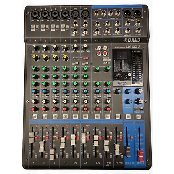 Used Yamaha MG12XU Unpowered Mixer