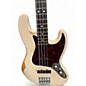Used 2016 Fender Flea Signature Jazz Bass Roadworn Shell Pink Electric Bass Guitar