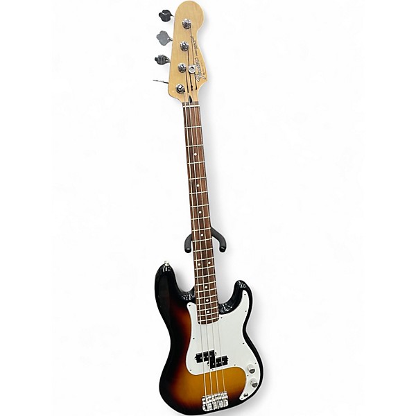 Used Fender Standard Precision Bass Brown Sunburst Electric Bass Guitar