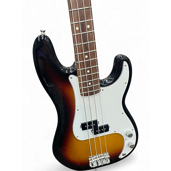 Used Fender Standard Precision Bass Brown Sunburst Electric Bass Guitar