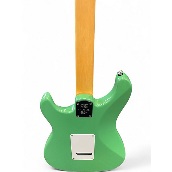 Used PRS SE Silver Sky green Solid Body Electric Guitar