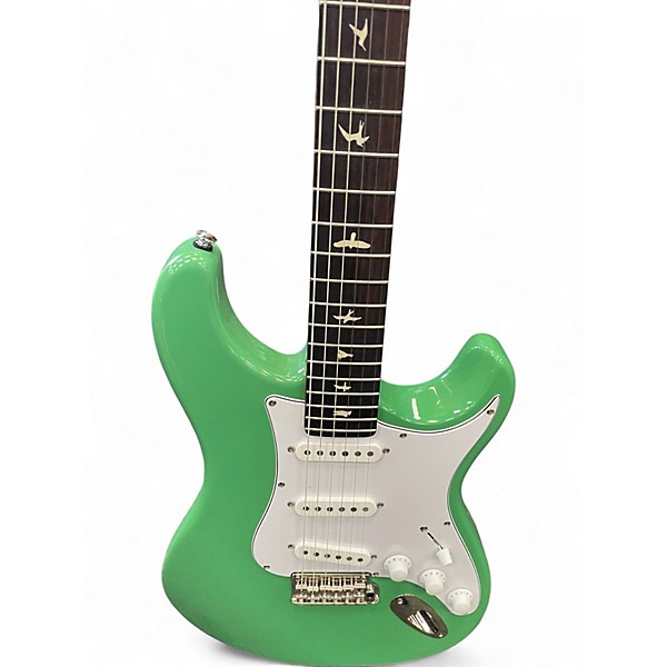 Used PRS SE Silver Sky green Solid Body Electric Guitar