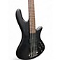 Used Schecter Guitar Research Stiletto Studio 8 String See Thru Black Satin Electric Bass Guitar