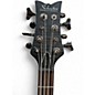 Used Schecter Guitar Research Stiletto Studio 8 String See Thru Black Satin Electric Bass Guitar