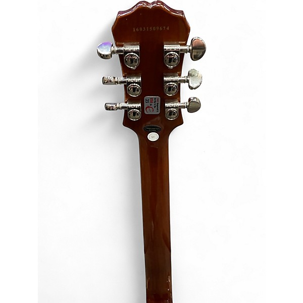Used Epiphone Les Paul Standard Pro 2 Tone Sunburst Solid Body Electric Guitar