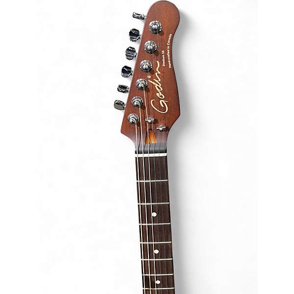 Used Godin STADIUM 59 DESERT GREEN Solid Body Electric Guitar