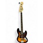 Used Squier Affinity Jazz Bass 2 Color Sunburst Electric Bass Guitar thumbnail