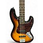Used Squier Affinity Jazz Bass 2 Color Sunburst Electric Bass Guitar