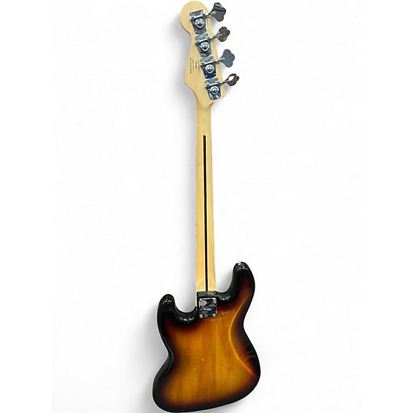 Used Squier Affinity Jazz Bass 2 Color Sunburst Electric Bass Guitar