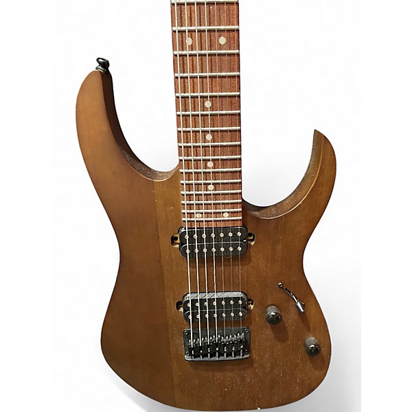 Used Ibanez RG7421 RG Series Brown Solid Body Electric Guitar