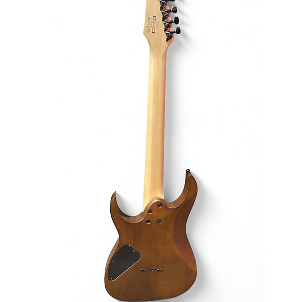 Used Ibanez RG7421 RG Series Brown Solid Body Electric Guitar