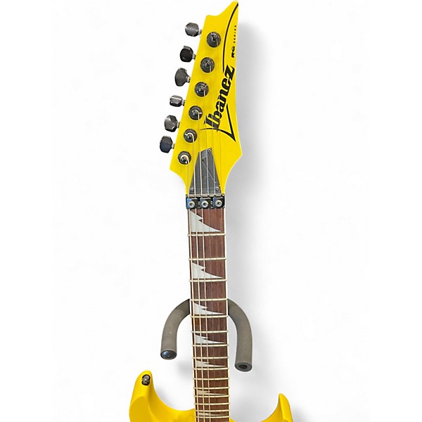 Used Ibanez RG450EXB Graffiti Yellow Solid Body Electric Guitar