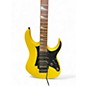 Used Ibanez RG450EXB Graffiti Yellow Solid Body Electric Guitar