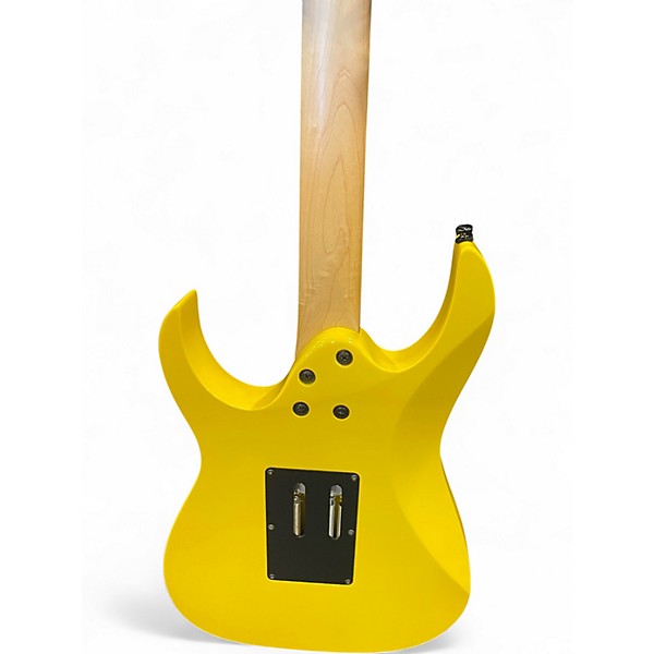 Used Ibanez RG450EXB Graffiti Yellow Solid Body Electric Guitar