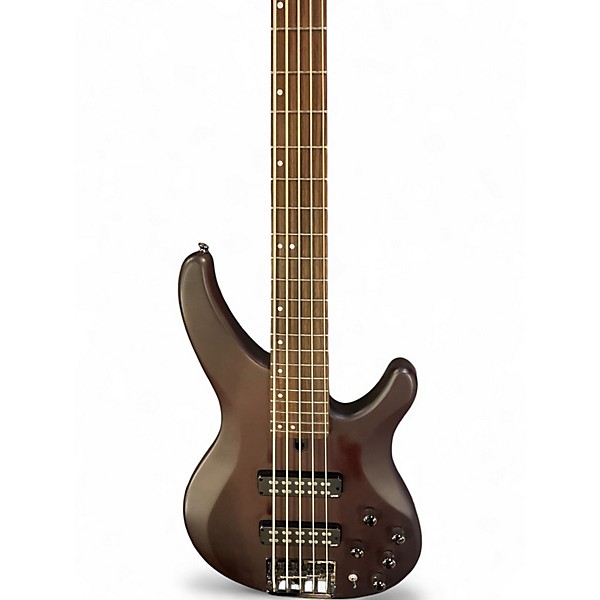 Used Yamaha TRBX505 Transparent Brown Electric Bass Guitar