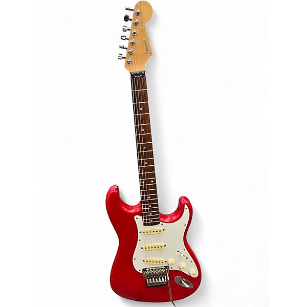 Used Fender 1989 Contemporary Stratocaster Candy Apple Red Metallic Solid Body Electric Guitar