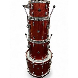 Used Gretsch Drums 4 Piece Renown RN2-E4246 Burnt Orange Sparkle Lacquer Drum Kit