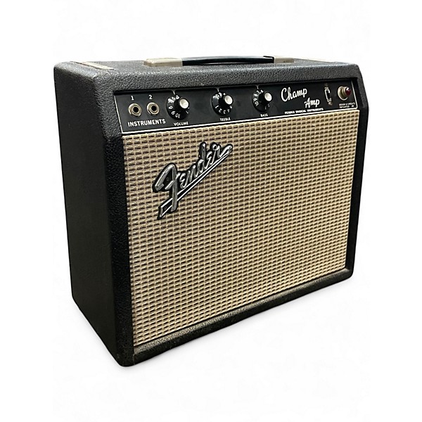 Vintage 1966 Fender Champ Amp Tube Guitar Combo Amp
