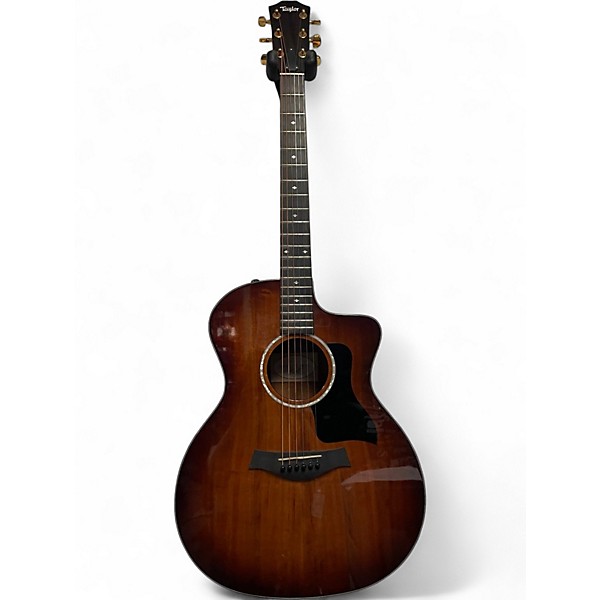 Used Taylor 224CEKDLX Sunburst Acoustic Electric Guitar