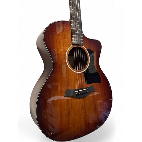 Used Taylor 224CEKDLX Sunburst Acoustic Electric Guitar