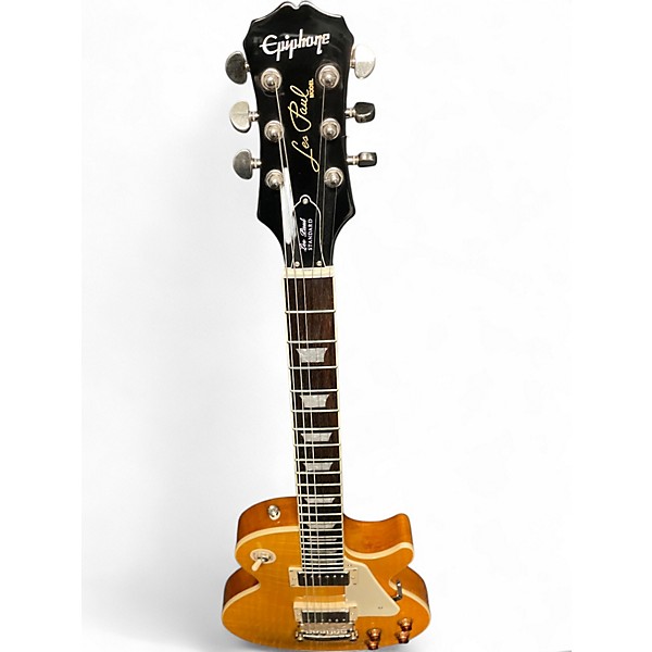 Used Epiphone Les Paul Standard Lemonburst Solid Body Electric Guitar