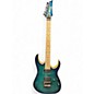 Used Ibanez Prestige RG652AHM Nebula Green Burst Solid Body Electric Guitar thumbnail
