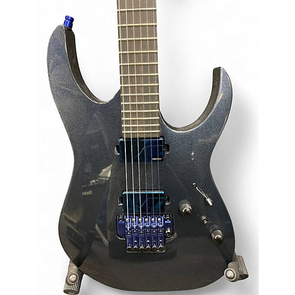 Used Ibanez RGR6BSP Iron Pewter Solid Body Electric Guitar