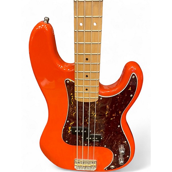 Used Vintage V4 REISSUES SERIES FORENZA RED Electric Bass Guitar
