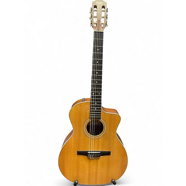 Used Taylor 214CEN Natural Classical Acoustic Electric Guitar