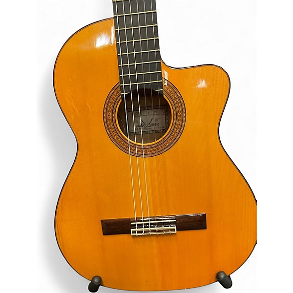Used Cordoba 45FCE Flamenco Natural Classical Acoustic Electric Guitar