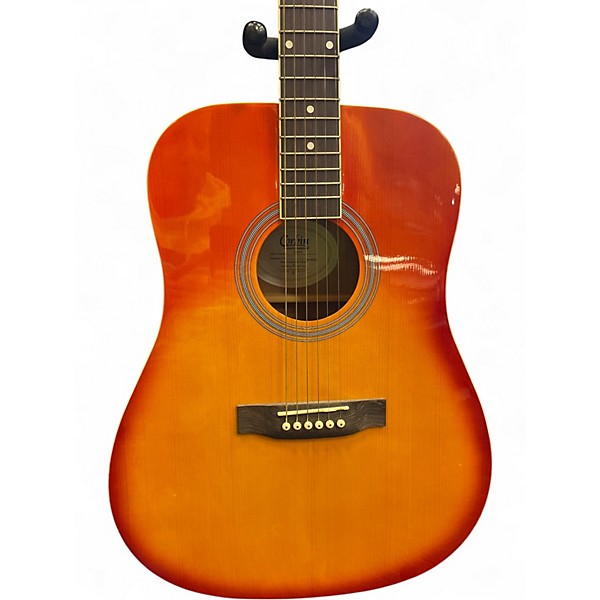 Used Corbin cg99vb cherry burst Acoustic Guitar