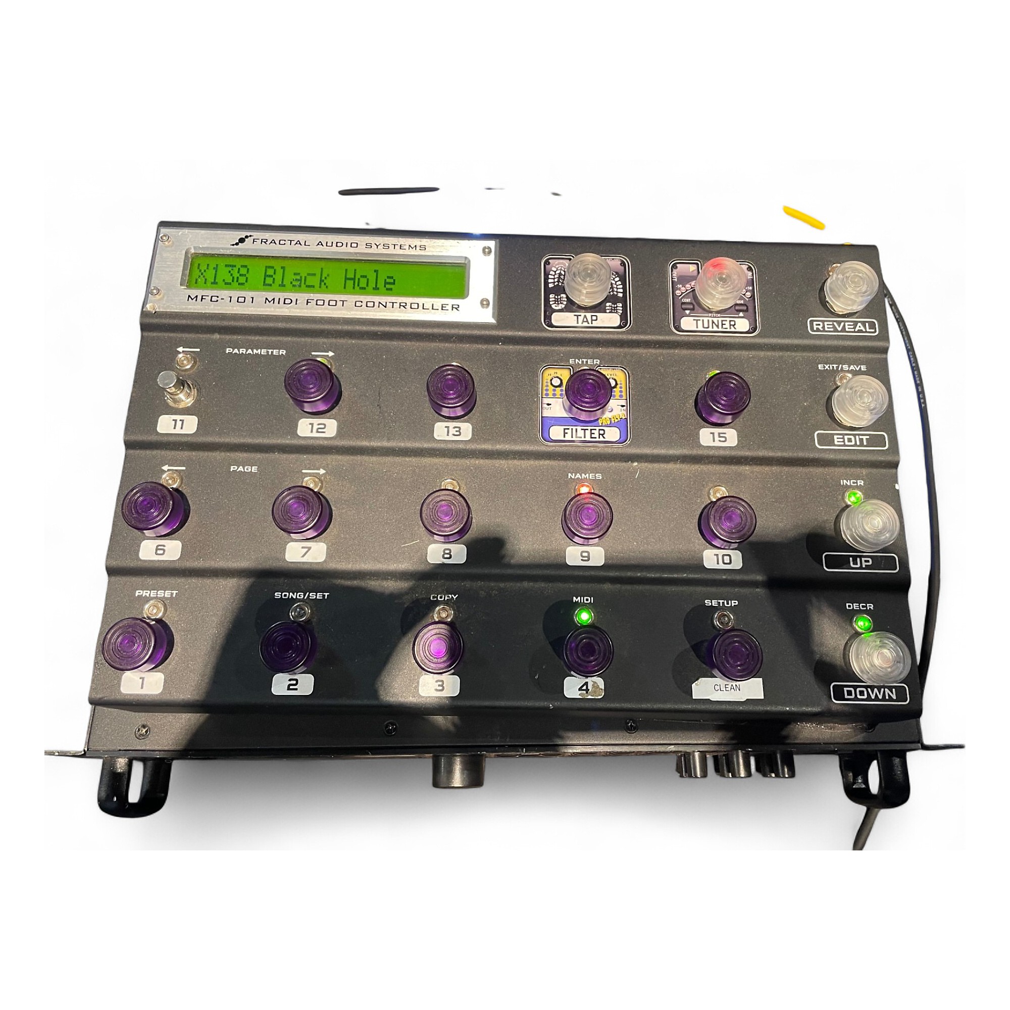 Used Fractal Audio AXE-FX II WITH MFC-101 FOOT CONTROLLER Effect