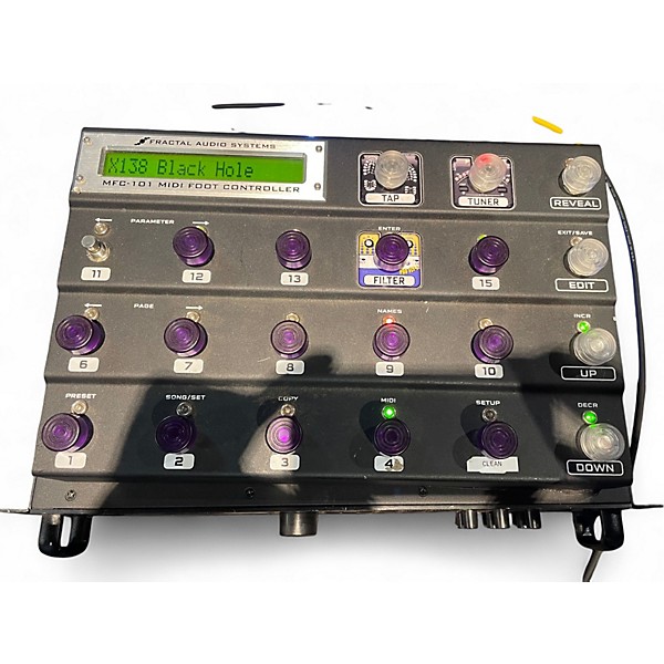 Used Fractal Audio AXE-FX II WITH MFC-101 FOOT CONTROLLER Effect Processor