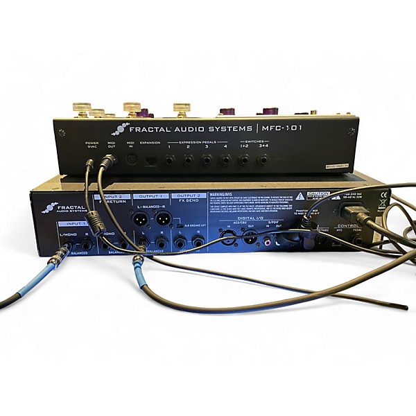 Used Fractal Audio AXE-FX II WITH MFC-101 FOOT CONTROLLER Effect Processor