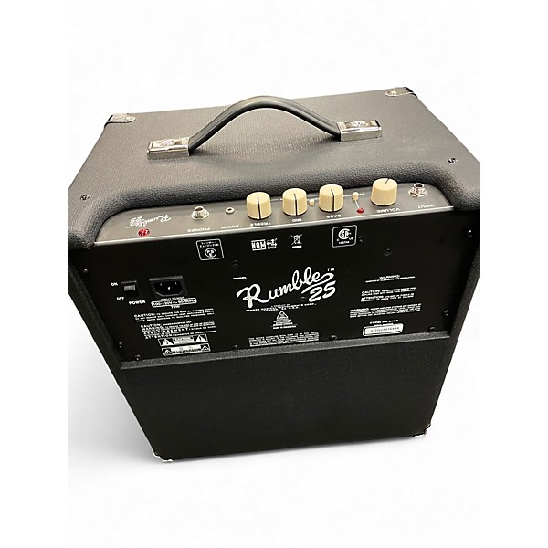 Used Fender Rumble 25 25W 1x8 Bass Combo Amp