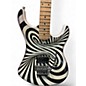 Used Kramer The Illusionist Black and White Solid Body Electric Guitar