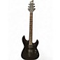 Used Schecter Guitar Research Damien 6 Satin Black Solid Body Electric Guitar thumbnail