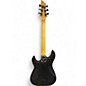 Used Schecter Guitar Research Damien 6 Satin Black Solid Body Electric Guitar