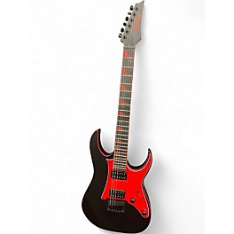 Used Ibanez Grg131dx Flat Black Solid Body Electric Guitar