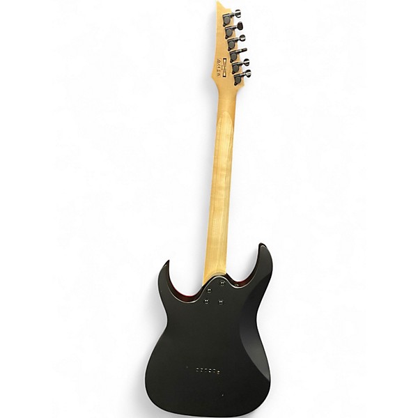 Used Ibanez Grg131dx Flat Black Solid Body Electric Guitar