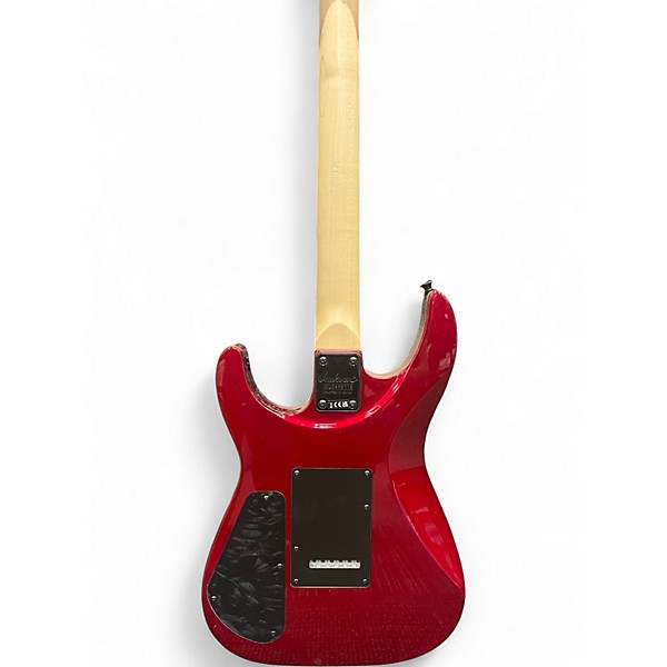 Used Jackson Js12 Dinky Metallic Red Solid Body Electric Guitar