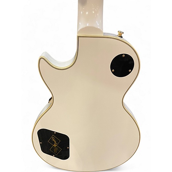 Used Epiphone INSPIRED BY GIBSON CUSTOM LES PAUL CUSTOM Alpine White Solid Body Electric Guitar