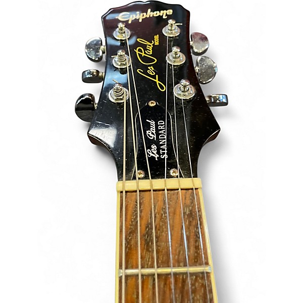 Used 2006 Epiphone Les Paul Custom Honey Burst Solid Body Electric Guitar