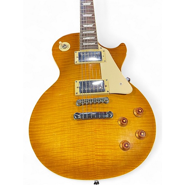 Used 2006 Epiphone Les Paul Custom Honey Burst Solid Body Electric Guitar