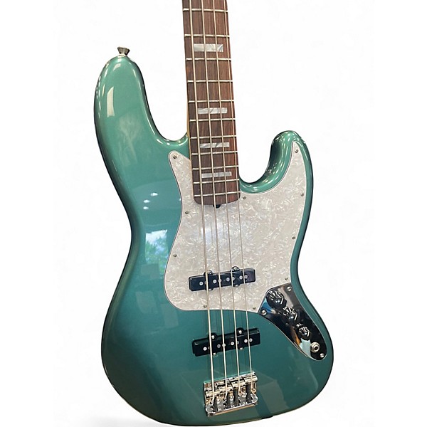 Used Fender Adam Clayton Jazz Bass Sherwood Green Metallic Electric Bass Guitar