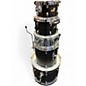 Used Ludwig 5 Piece BACKBEAT ELITE BLACK Drum Kit