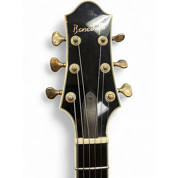 Used Benedetto Guitars Bravo Deluxe BLONDE Hollow Body Electric Guitar